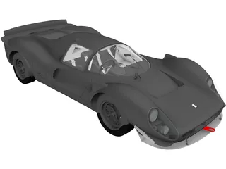 Ferrari 330P4 (1967) 3D Model preview