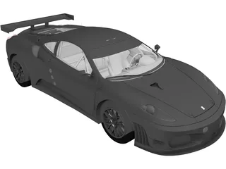 Ferrari F430 GT (2008) 3D Model preview