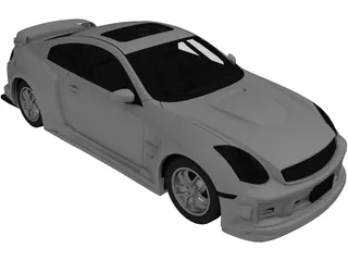 Infiniti G35 3D Model preview