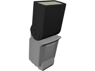 Canon 420 EX Camera Flash 3D Model preview