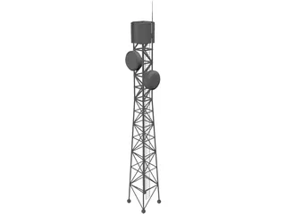 Antenna 3D Model preview