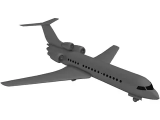 Bombardier Learjet 60 3D Model preview