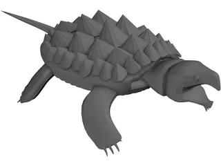 Alligator Turtle (Macrochelys Temminckii) 3D Model preview