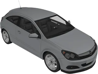 Opel Astra 3D Model preview