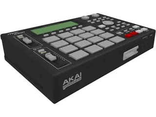 Akai MPC 1000 3D Model preview