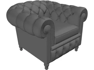 Armchair 3D Model preview
