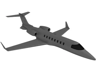 Bombardier Learjet 45 3D Model preview