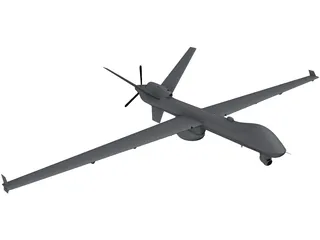 MQ-9 Guardian 3D Model preview