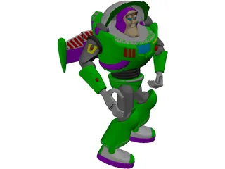 Buzz Lightyear 3D Model preview