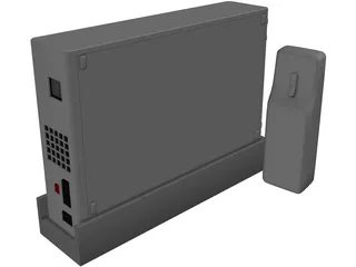 Nintendo Wii 3D Model preview