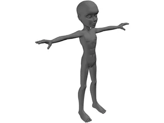 Boy 3D Model preview