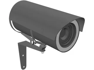 Security Camera Canon 3D Model preview