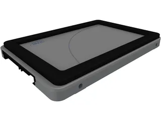 SSD Intel 2.5 80Gb 3D Model preview