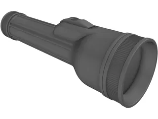 Flashlight 3D Model preview