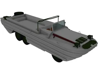 DUKW 3D Model preview