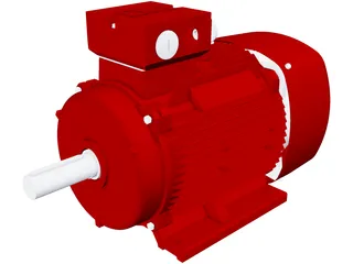 Electric Motor DM1-160L-18.5kW 3D Model preview
