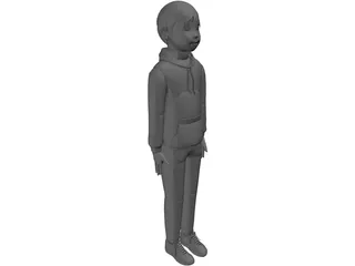 Boy 3D Model preview
