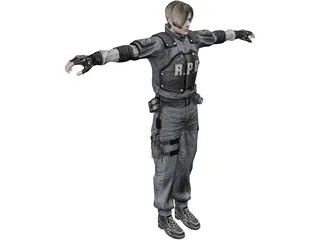 Leon S. Kennedy 3D Model preview