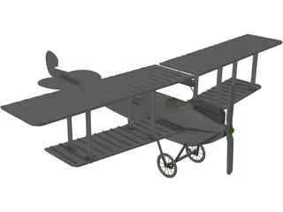 Aviatik 3D Model preview