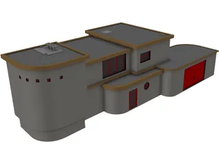 Window House 3D Model preview