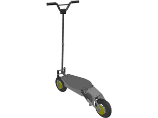 Scooter Electric 3D Model preview