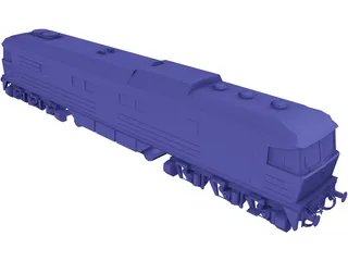 BR232 Locomotive 3D Model preview