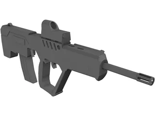 IMI Tavor TAR-21 3D Model preview