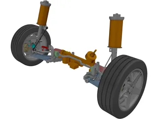 Suspension 3D Model preview