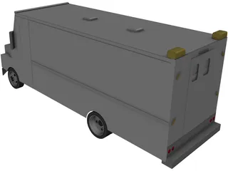 Freightliner MT-55 3D Model preview