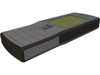 Nokia E50 Mobile Phone 3D Model preview