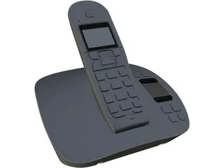 Philips N080211 Phone 3D Model preview
