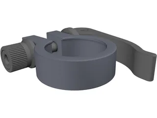 Bicycle Seat Clamp 3D Model preview