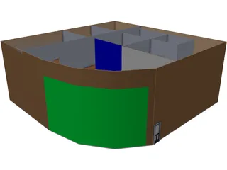 Modern House 3D Model preview