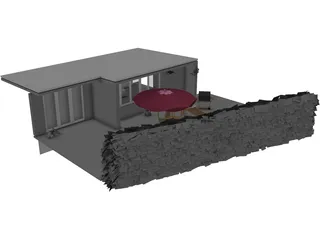 Bungalow 3D Model preview