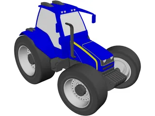 Tractor 3D Model preview