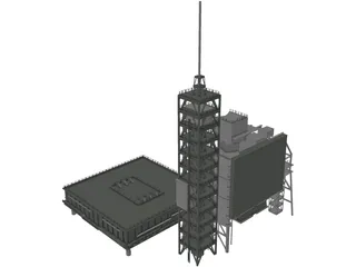 Shuttle Launch Gantry 3D Model preview