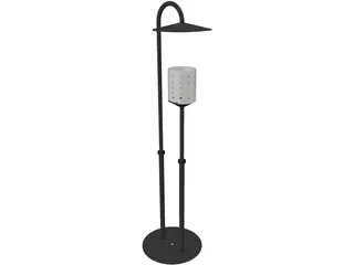 Rudy Mihu Corner Lamp 3D Model preview