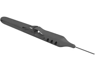 Glaucoma Implant Delivery System 3D Model preview