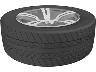 Wheel ATS 3D Model preview