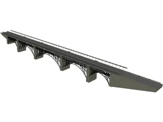 Bloor Viaduct Bridge 3D Model preview