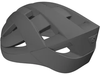 Helmet Bicycle 3D Model preview