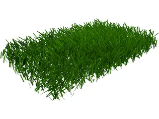 Grass Block 3D Model preview