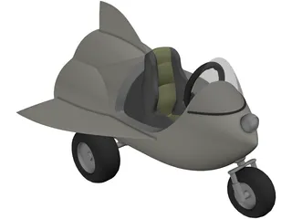 Rocket Trike 3D Model preview