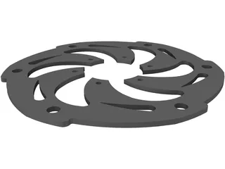 Brake Disk 3D Model preview