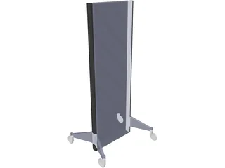 POP Display with Wheels 3D Model preview
