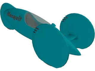 Mosquit Concept Car 3D Model preview