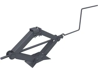 Scissor Car Jack 3D Model preview