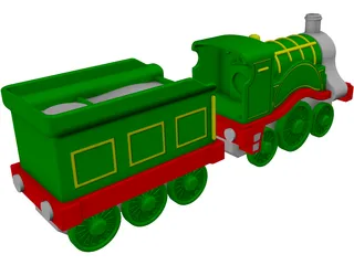 Thomas Locomotive 3D Model preview