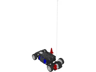 Kyosho Mini-Z MR01 (Micro RC Car) 3D Model preview