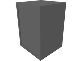 Loudspeaker Box 3D Model preview